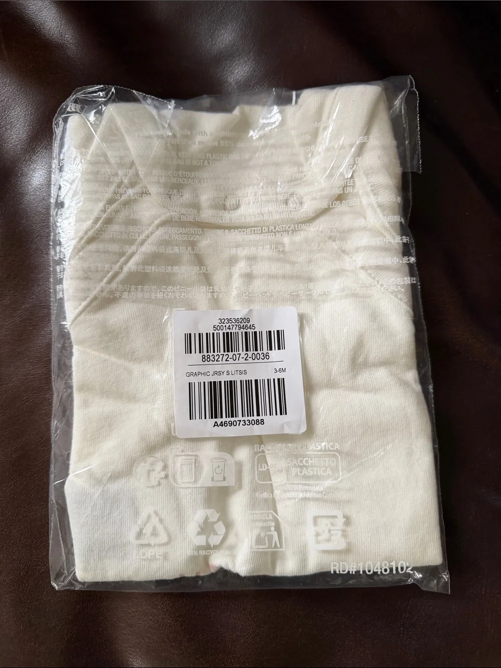 NWT GAP Baby First Favorites Organic Cotton Bodysuit